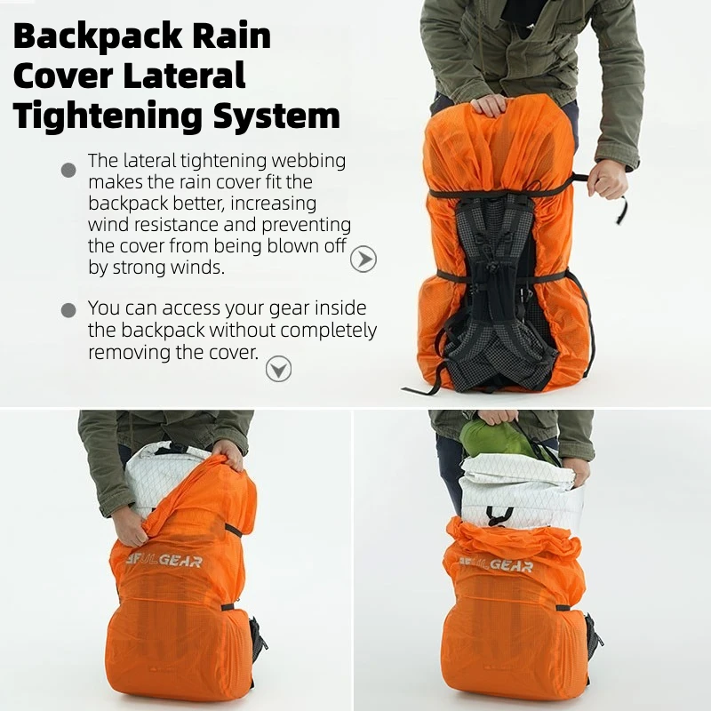3F UL GEAR 20-85L Чехол-дождев – обзор и цена Outdoor Sport Climbing Gear